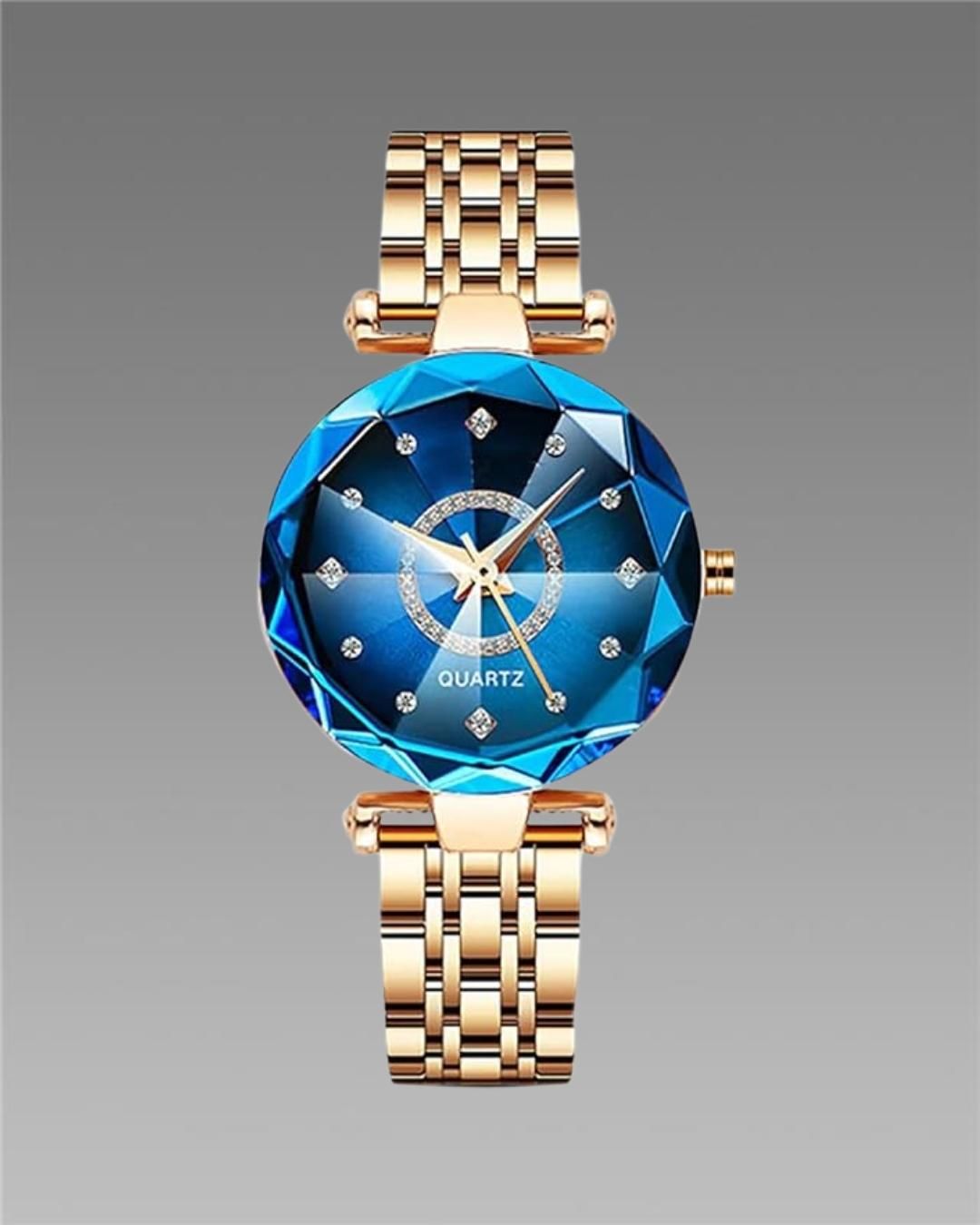 Women's beautiful diamond shape watch price