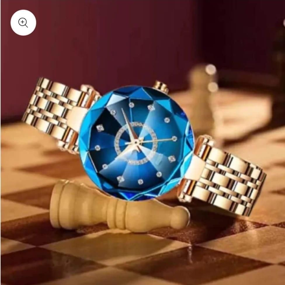 Women's beautiful diamond shape watch price